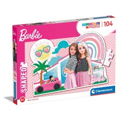 Clementoni 27163 - Puzzle 104 Shaped - Barbie