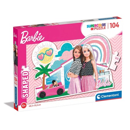Clementoni 27163 - Puzzle 104 Pezzi - Barbie Sagomato