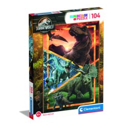 Clementoni 27181- Puzzle 104 Pezzi - Jurassic World