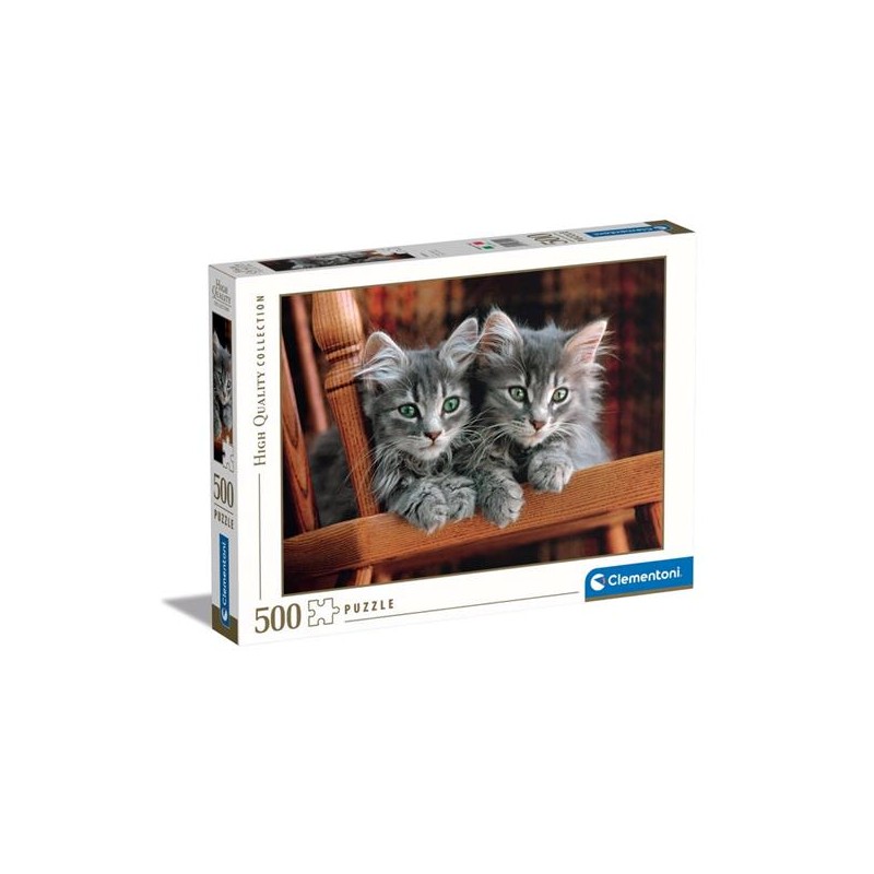 Clementoni 30545 - Puzzle 500 Pezzi - Kittens