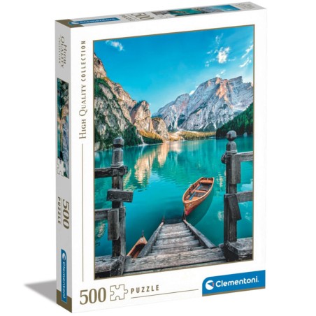 Clementoni 35039 - Puzzle 500 Pezzi - Lago di Braies