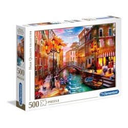Clementoni 35063 - Puzzle 500 Pezzi -  Sunset over Venice