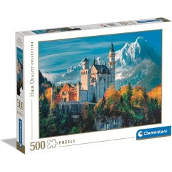 Clementoni 35146 - Puzzle 500 Pezzi - Castello Neuschwanstein