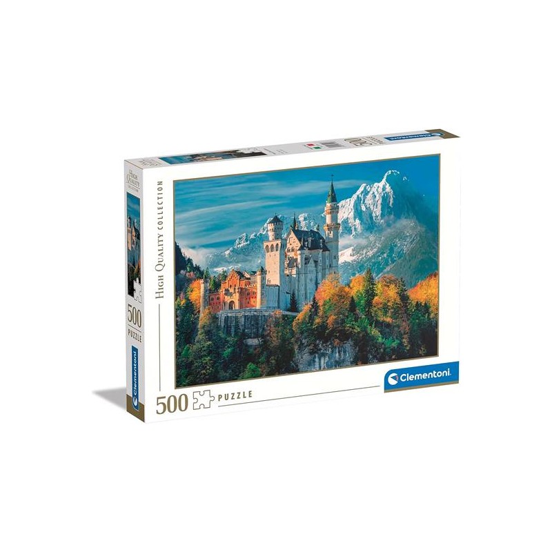 Clementoni 35146 - Puzzle 500 Pezzi - Castello Neuschwanstein