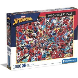Clementoni 39657 - Puzzle 1000 Pezzi - Spiderman Impossible Puzzle