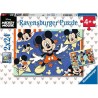 Ravensburger 05578 - Puzzle 2X24 - Mickey