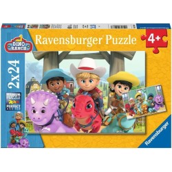 Ravensburger 05588 - Puzzle 2X24 - Dino Ranch