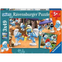 Ravensburger 05625 - Puzzle 3X49 - Puffi