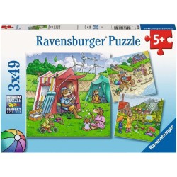 Ravensburger 05639 - Puzzle 3X49 - Energie Rinnovabili