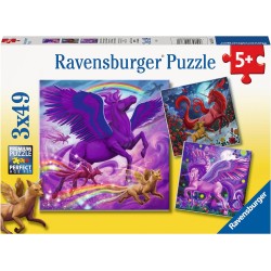 Ravensburger 05678 - Puzzle 3X49 - Creature Mitilogiche
