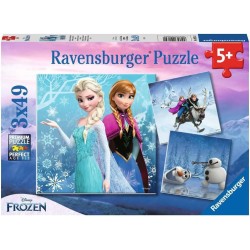 Ravensburger 09264 - Puzzle 3X49 - Frozen