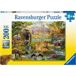Ravensburger 12891 - Puzzle 200 XXL - Animali Della Savana