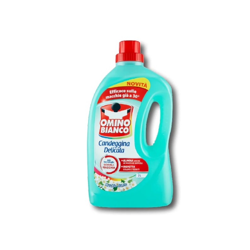 Omino Bianco 1975 - Candeggina Delicata Muschio Bianco 2 Litri