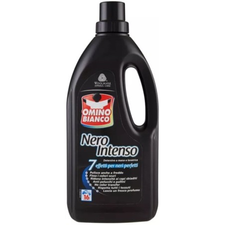 Omino Bianco 9144 -  Detersivo Nero Intenso Vestiti Scuri Bucato 64 Lavaggi