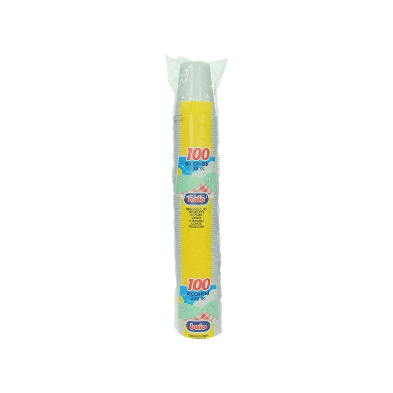 Baio 555231 - Bicchieri Plastica 100 pz