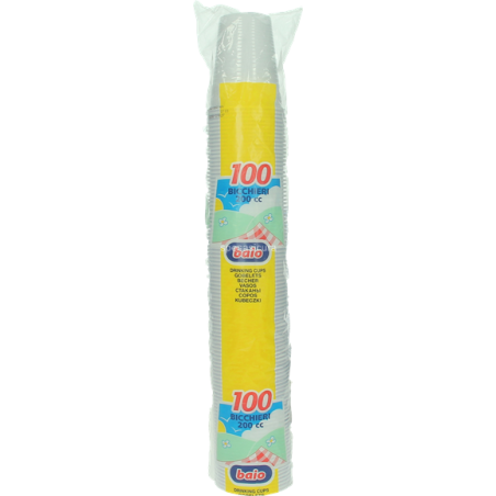 Baio 555231 - Bicchieri Plastica 100 pz