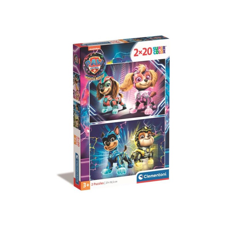 Clementoni 24805 - Puzzle 2 x 20 Pezzi - Paw Patrol