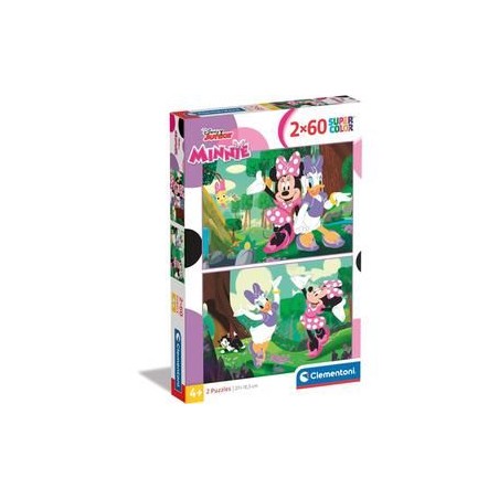 Clementoni 24815 - Puzzle 2 x 60 Pezzi - Minnie