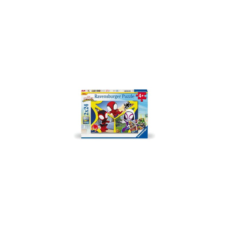 Ravensburger 05729 - Puzzle 2 x 24 Pezzi - Spidey