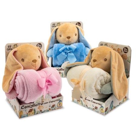 Teorema 39486 - Coniglio 27 cm con Copertina Ass