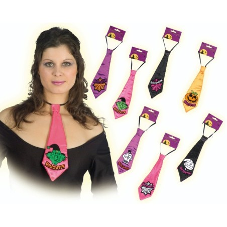 Ciao 30666 - Cravatta Halloween Soggetti Assortiti