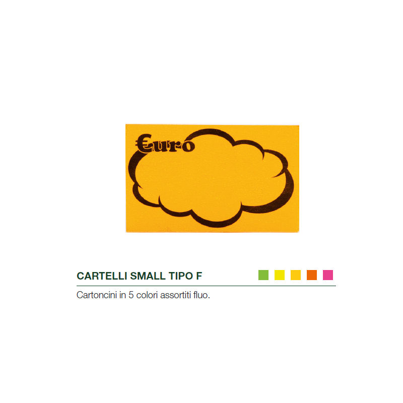 Ans 4328 - Cartelli Segnaprezzi 8x5cm Conf.100 pz