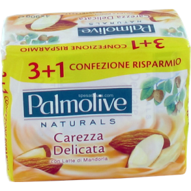 Palmolive 80825 - Palmolive Confezione 4 Saponette Con Latte Di Mandorla