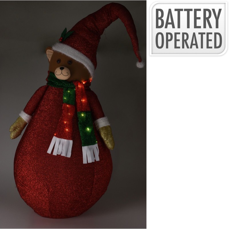 Koopman ASK003030 - Orso Natale Led Interno/Esterno 40 x 120 cm