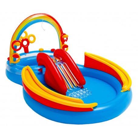 Intex 57453 - Piscina Play Center Arcobaleno 297 x 193 x 135 cm