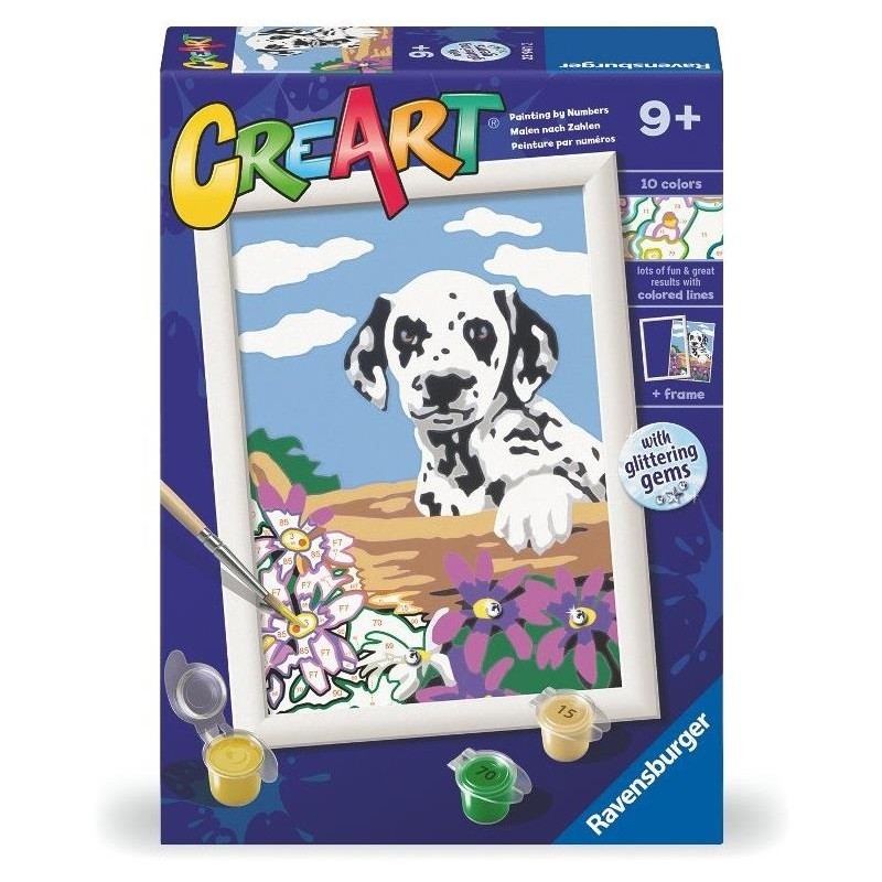 Ravensburger 23941 - Creart - Dalmata con Fiori