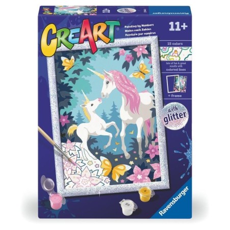 Ravensburger 23944 - Creart - Unicorni Glitter 18 x 24 Cm