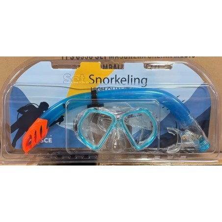 Fratelli Pesce 8530 - Set Maschera e Boccaglio Salina Vetro Temperato 7+