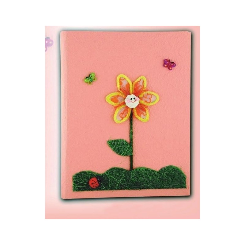 Mareli 1003 - Aalbum Nascita Bimbo/Bimba Tela Con Fatina 23 x 27 Cm