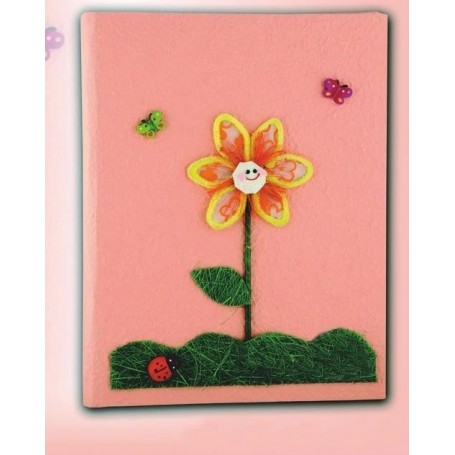 Mareli 1003 - Aalbum Nascita Bimbo/Bimba Tela Con Fatina 23 x 27 Cm