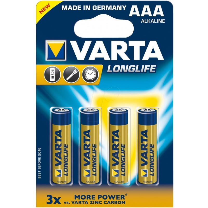 Varta 4103 - Blister 4 Pile Ministilo AAA Longlife