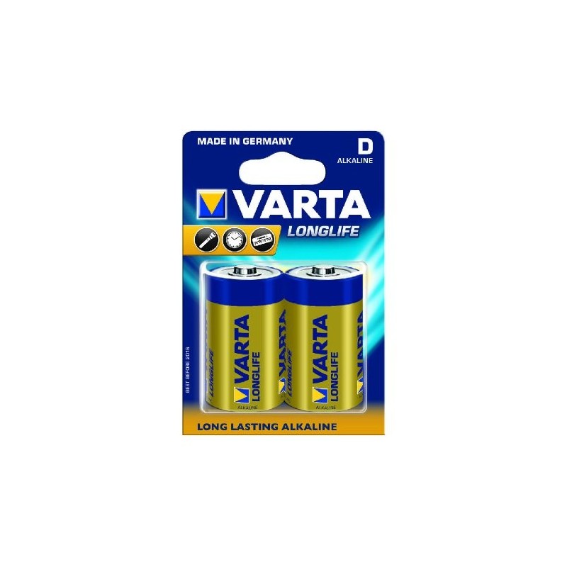 Varta 4120 - Blister 2 Pile Torcia D Longlife