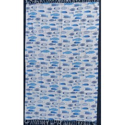 Telo Mare A Righe - Blu - 15.00€ - Kiabi