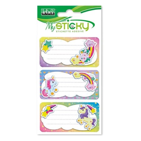 Lebez 4089 - Etichette Scuola Busta 6pz Ass