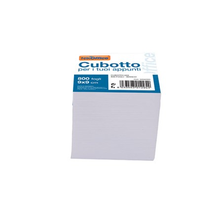 Ans 30Nik050 - Cubotto Bianco 9x9 cm 800 fogli