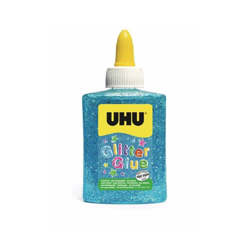 UHU 49980 - Colla Glitter Azzurro