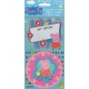 Peppa Pig 0043 - Sticker Con Appendino Porta Peppa Pig