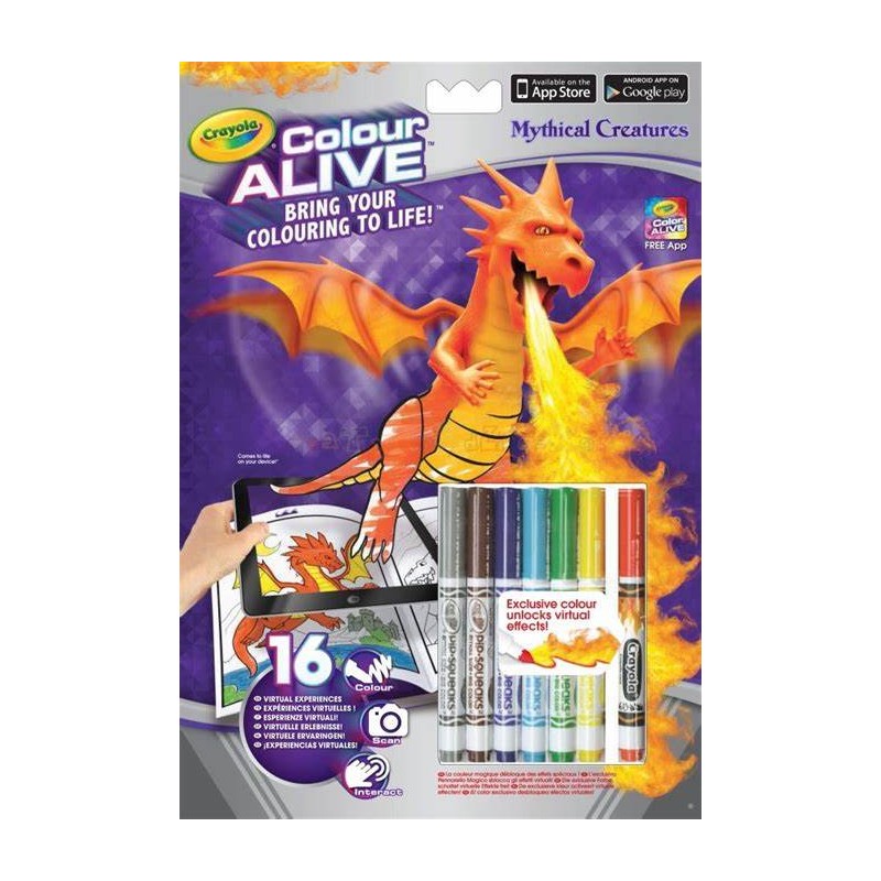 Crayola 1051 - Color Alive con Pennarelli