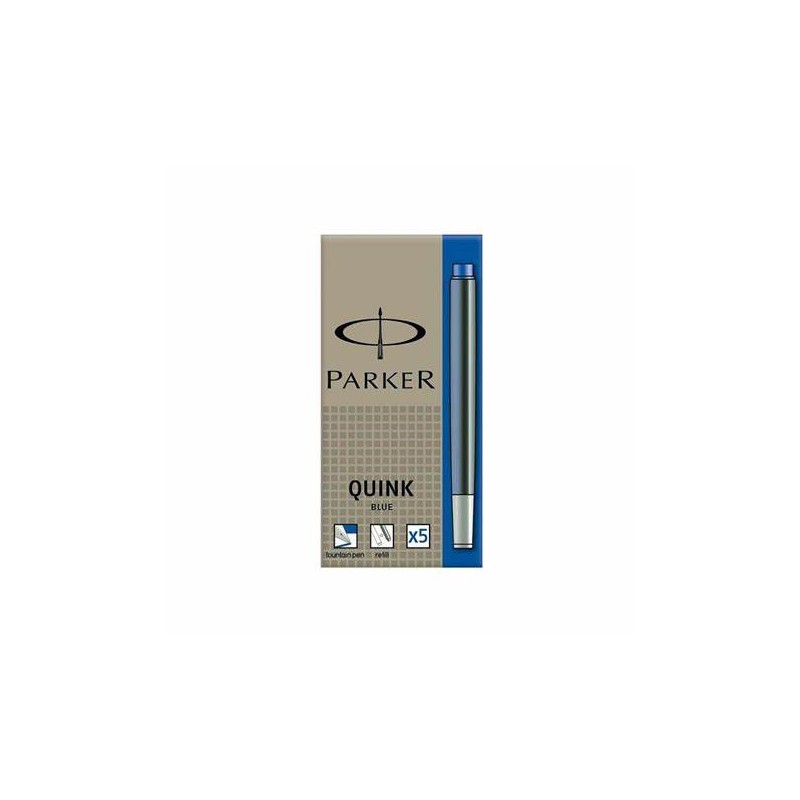 Parker 2034 - Refill Quink Cartuccia Blu Conf.5 pz