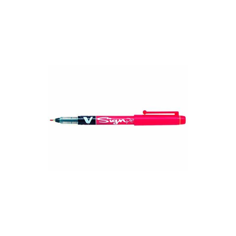 Pilot 2805 - Penna V Signpen Rosso Cf. 12 pz