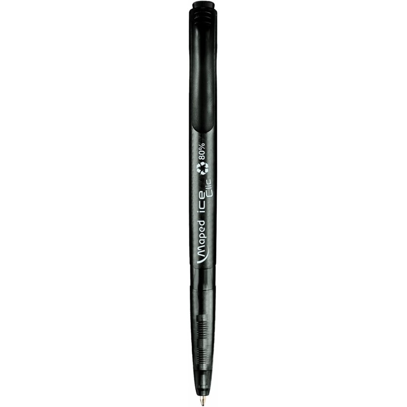 Maped 354 - Penna Triangle Ice Click Medium Nera Cf. 12 pz