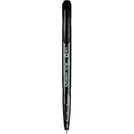 Maped 354 - Penna Triangle Ice Click Medium Nera Cf. 12 pz