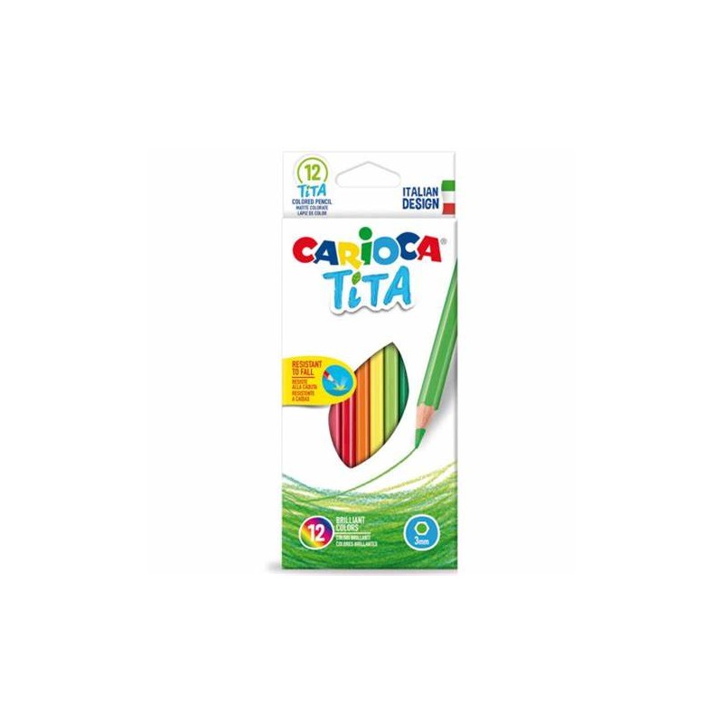 Carioca 42793 - Matite Colorate 12 pz