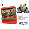 Dor 2163 - Astuccio 3 Zip Rossonero