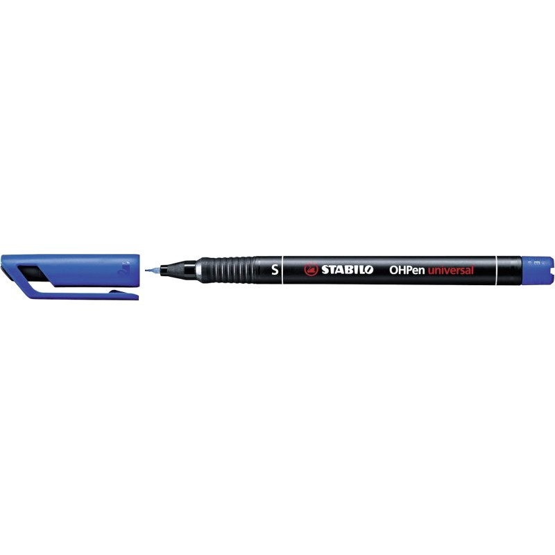 Stabilo 84141 - Marcatore OHPen Punta S Nero Cf. 10 pz