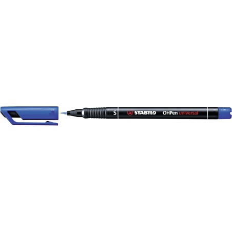 Stabilo 84141 - Marcatore OHPen Punta S Nero Cf. 10 pz